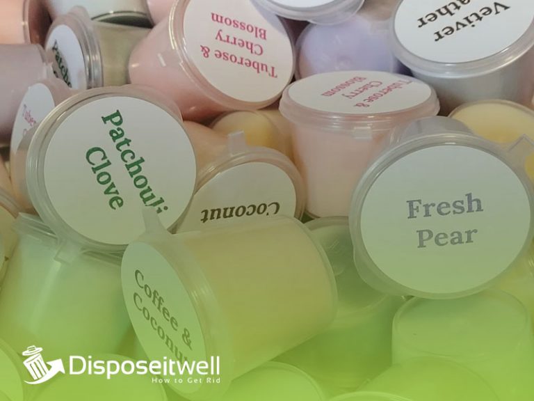 how to dispose of wax melts