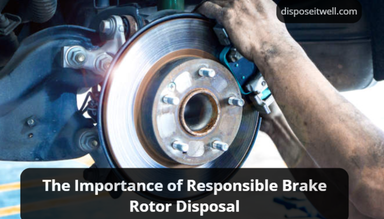brake rotor disposal
