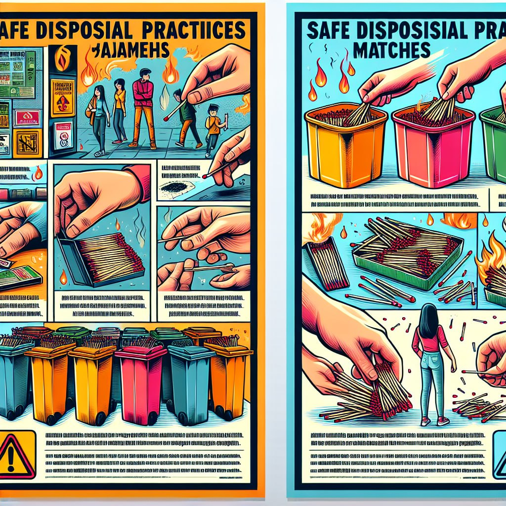 how to dispose of old matches