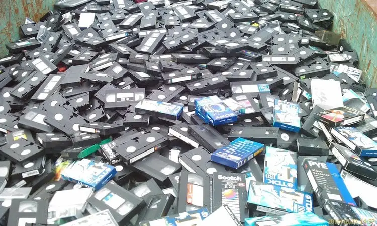 How to dispose of vhs tapes?