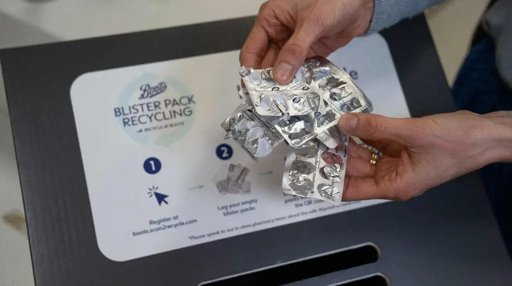 Blister pack recycling
